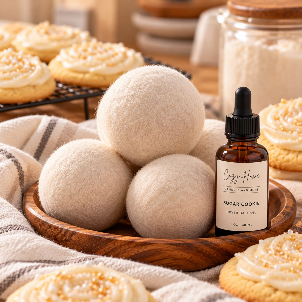 Sugar Cookie Dryer Ball Oil Kit