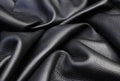Black Leather Wood Wick Candle